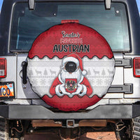 Austria Christmas Spare Tire Cover Santa Is Favorite Austrian - Wonder Print Shop