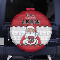 Austria Christmas Spare Tire Cover Santa Is Favorite Austrian - Wonder Print Shop