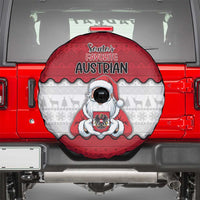 Austria Christmas Spare Tire Cover Santa Is Favorite Austrian - Wonder Print Shop
