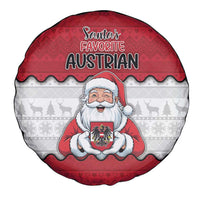 Austria Christmas Spare Tire Cover Santa Is Favorite Austrian - Wonder Print Shop