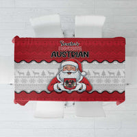 Austria Christmas Tablecloth Santa Is Favorite Austrian - Wonder Print Shop