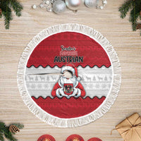 Austria Christmas Tree Skirt Santa Is Favorite Austrian - Wonder Print Shop