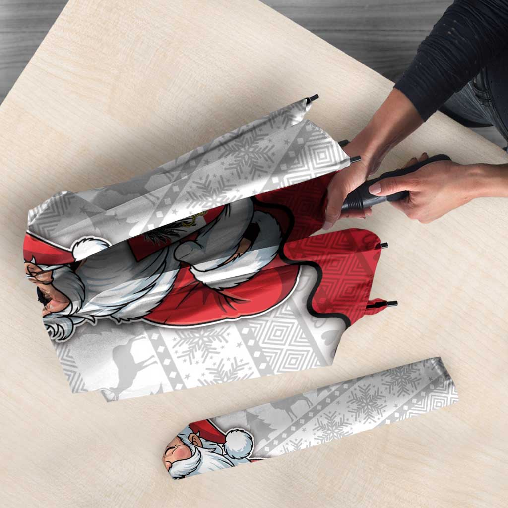 Austria Christmas Umbrella Santa Is Favorite Austrian - Wonder Print Shop