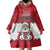 Austria Christmas Wearable Blanket Hoodie Santa Is Favorite Austrian - Wonder Print Shop