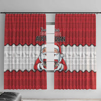 Austria Christmas Window Curtain Santa Is Favorite Austrian - Wonder Print Shop