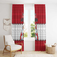 Austria Christmas Window Curtain Santa Is Favorite Austrian - Wonder Print Shop