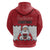 Austria Christmas Zip Hoodie Santa Is Favorite Austrian - Wonder Print Shop