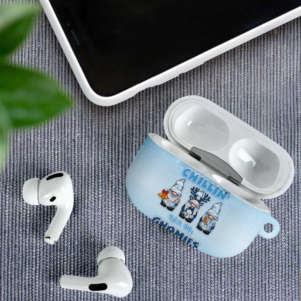 Chillin With My Gnomies AirPods Case Merry Christmas - Wonder Print Shop