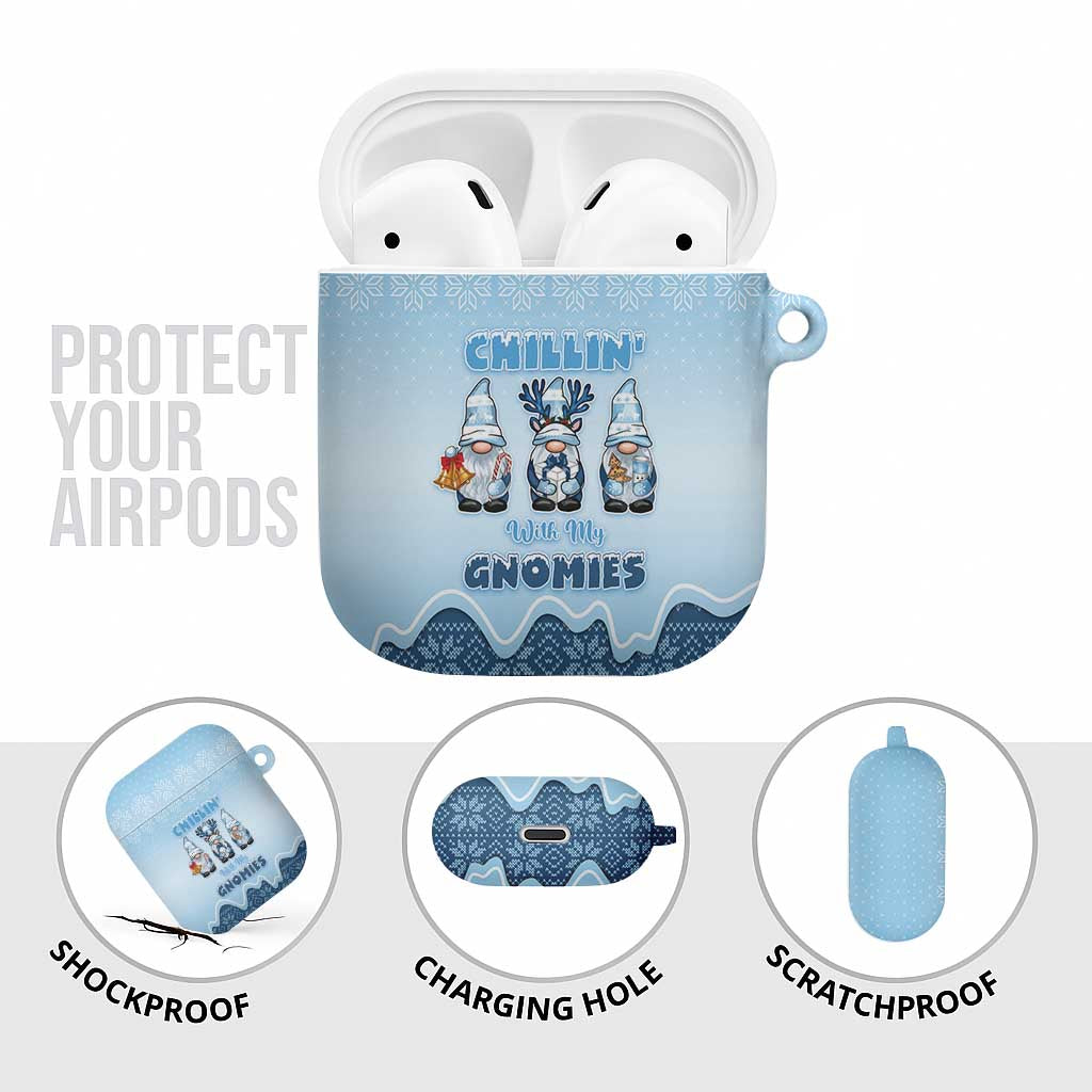Chillin With My Gnomies AirPods Case Merry Christmas - Wonder Print Shop