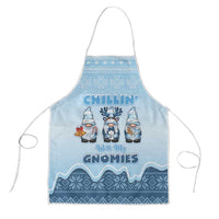 Chillin With My Gnomies Apron Merry Christmas - Wonder Print Shop