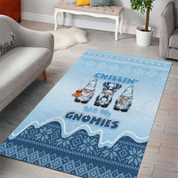 Chillin With My Gnomies Area Rug Merry Christmas - Wonder Print Shop
