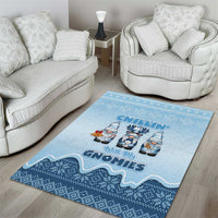 Chillin With My Gnomies Area Rug Merry Christmas - Wonder Print Shop