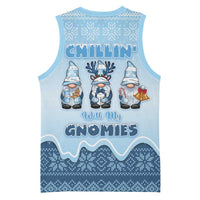 Chillin With My Gnomies Basketball Jersey Merry Christmas - Wonder Print Shop