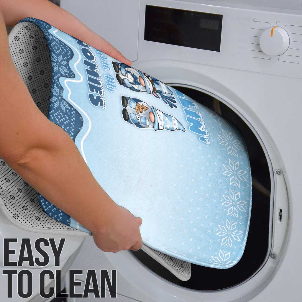 Chillin With My Gnomies Bathroom Set Merry Christmas - Wonder Print Shop