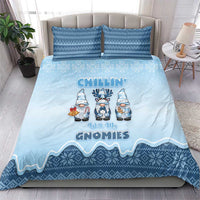 Chillin With My Gnomies Bedding Set Merry Christmas - Wonder Print Shop
