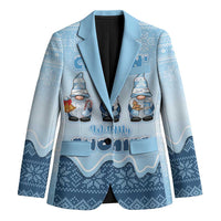 Chillin With My Gnomies Blazer Merry Christmas - Wonder Print Shop