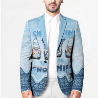 Chillin With My Gnomies Blazer Merry Christmas - Wonder Print Shop