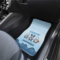 Chillin With My Gnomies Car Mats Merry Christmas - Wonder Print Shop