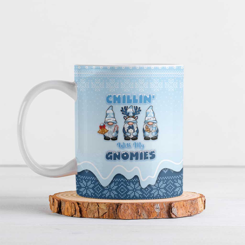 Chillin With My Gnomies Ceramic Mug Merry Christmas - Wonder Print Shop
