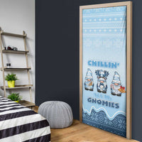 Chillin With My Gnomies Door Cover Merry Christmas - Wonder Print Shop