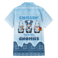 Chillin With My Gnomies Family Matching Off Shoulder Short Dress and Hawaiian Shirt Merry Christmas - Wonder Print Shop