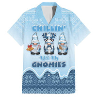 Chillin With My Gnomies Family Matching Puletasi and Hawaiian Shirt Merry Christmas - Wonder Print Shop