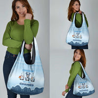Chillin With My Gnomies Grocery Bag Merry Christmas - Wonder Print Shop