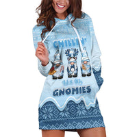 Chillin With My Gnomies Hoodie Dress Merry Christmas - Wonder Print Shop