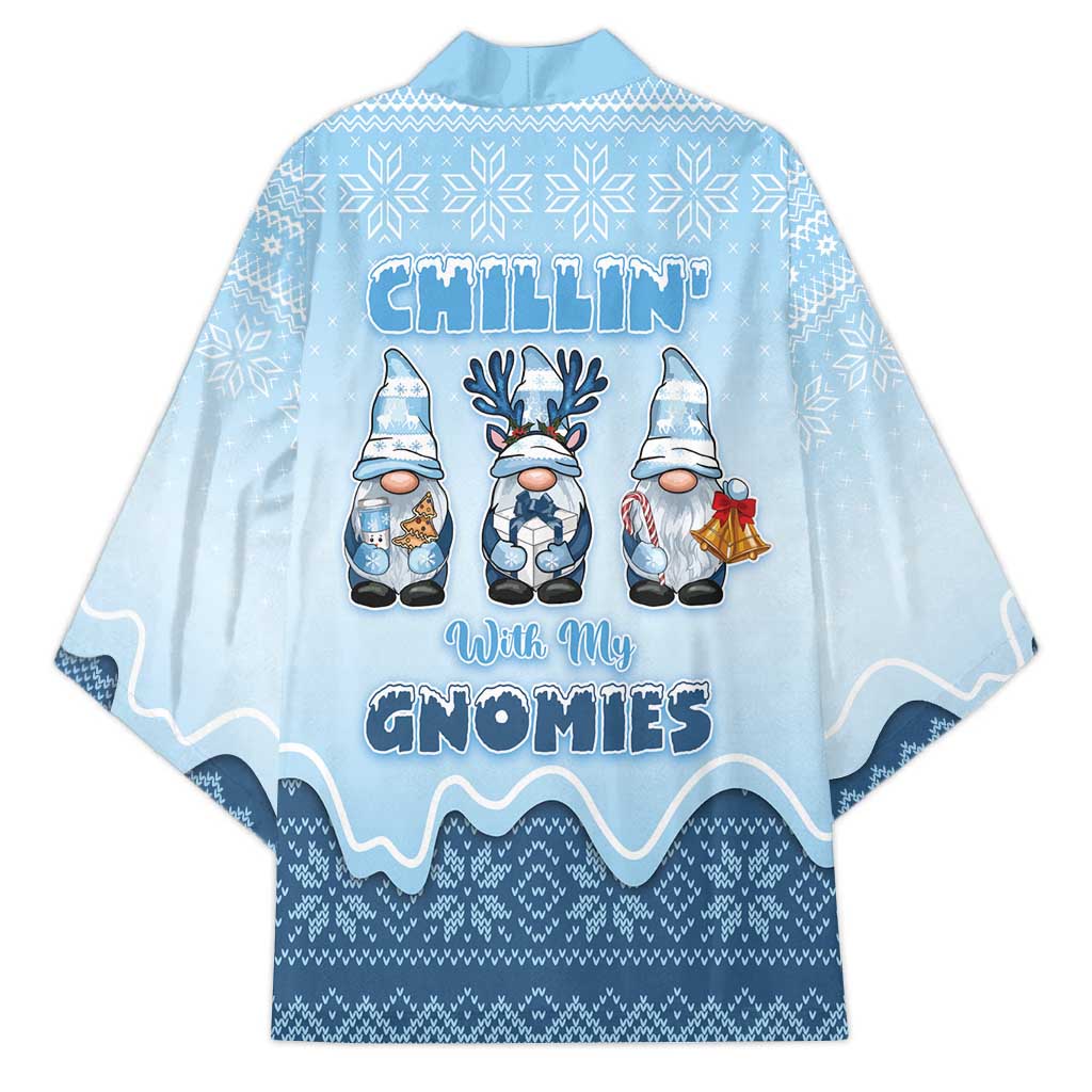 Chillin With My Gnomies Kimono Merry Christmas - Wonder Print Shop