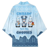 Chillin With My Gnomies Kimono Merry Christmas - Wonder Print Shop