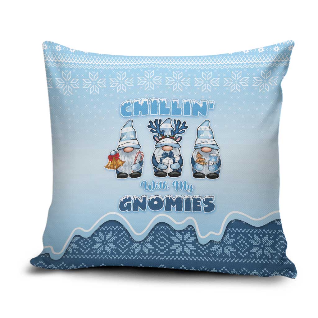 Chillin With My Gnomies Pillow Cover Merry Christmas - Wonder Print Shop
