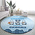 Chillin With My Gnomies Round Carpet Merry Christmas - Wonder Print Shop