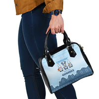 Chillin With My Gnomies Shoulder Handbag Merry Christmas - Wonder Print Shop