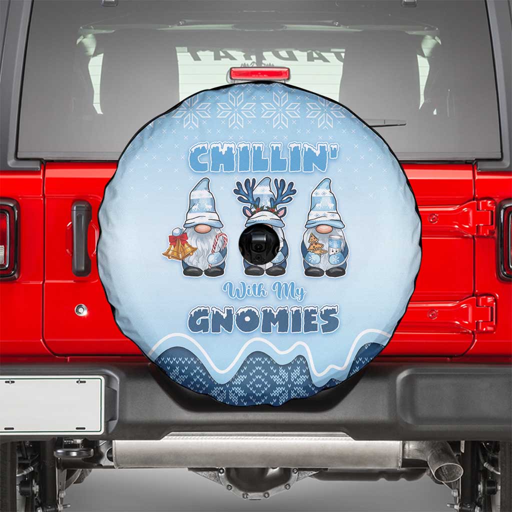 Chillin With My Gnomies Spare Tire Cover Merry Christmas - Wonder Print Shop