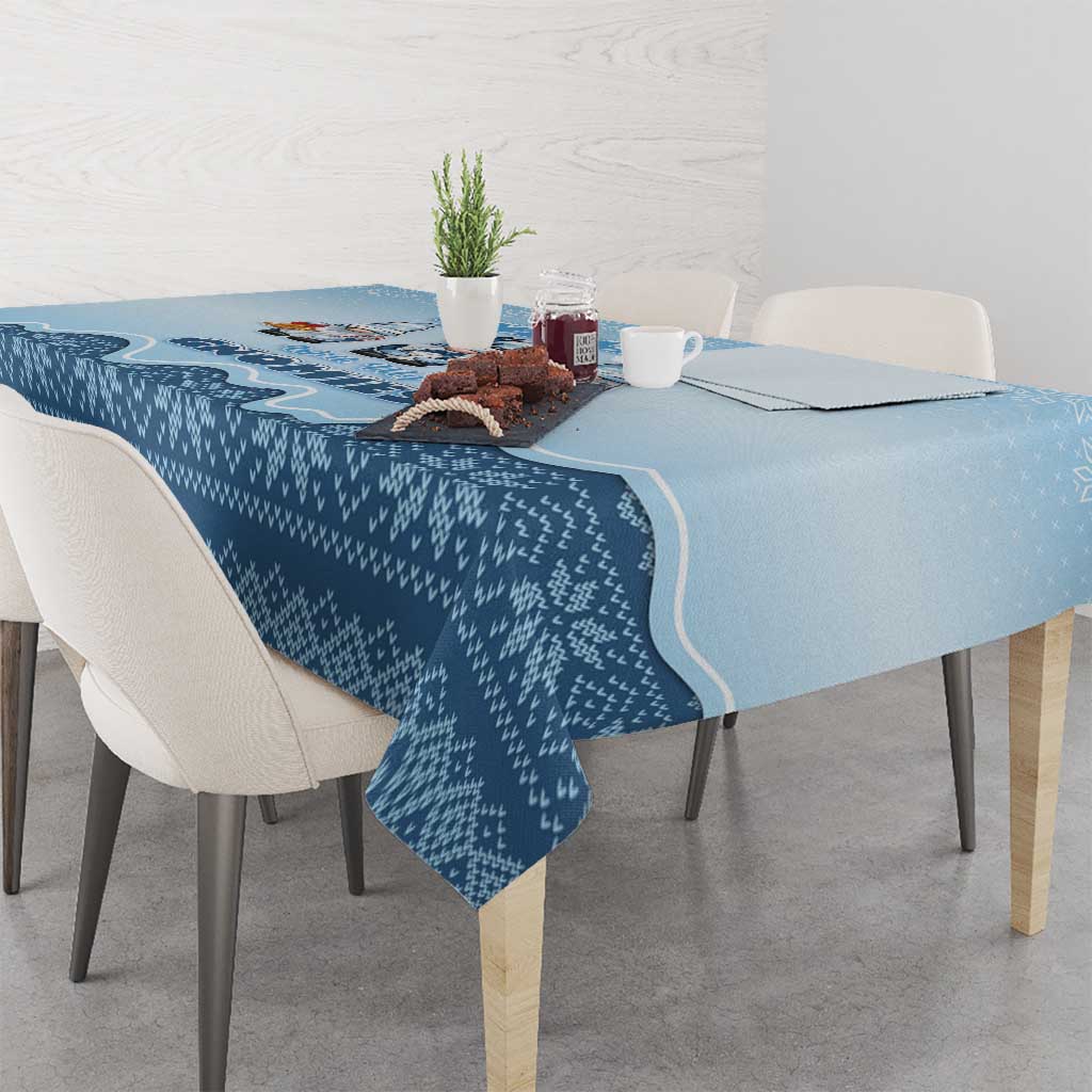 Chillin With My Gnomies Tablecloth Merry Christmas - Wonder Print Shop