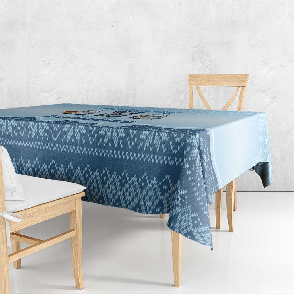 Chillin With My Gnomies Tablecloth Merry Christmas - Wonder Print Shop