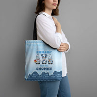 Chillin With My Gnomies Tote Bag Merry Christmas - Wonder Print Shop