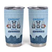 Chillin With My Gnomies Tumbler Cup Merry Christmas - Wonder Print Shop