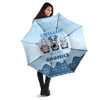 Chillin With My Gnomies Umbrella Merry Christmas - Wonder Print Shop
