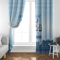 Chillin With My Gnomies Window Curtain Merry Christmas - Wonder Print Shop