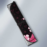 Breast Cancer Christmas Auto Sun Shade Merry Pinkmas - Wonder Print Shop