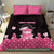 Breast Cancer Christmas Bedding Set Merry Pinkmas - Wonder Print Shop