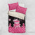 Breast Cancer Christmas Bedding Set Merry Pinkmas - Wonder Print Shop