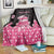 Breast Cancer Christmas Blanket Merry Pinkmas - Wonder Print Shop