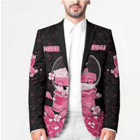 Breast Cancer Christmas Blazer Merry Pinkmas - Wonder Print Shop