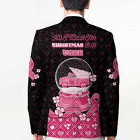 Breast Cancer Christmas Blazer Merry Pinkmas - Wonder Print Shop