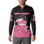 Breast Cancer Christmas Button Sweatshirt Merry Pinkmas - Wonder Print Shop