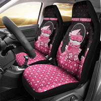 Breast Cancer Christmas Car Seat Cover Merry Pinkmas - Wonder Print Shop