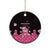 Breast Cancer Christmas Ceramic Ornament Merry Pinkmas - Wonder Print Shop