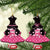Breast Cancer Christmas Ceramic Ornament Merry Pinkmas - Wonder Print Shop